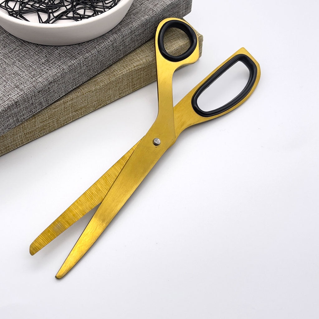 Modern Desk Scissors - Gold - Trixie & Jax Paper Company